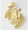 Girls & Boys Two-Piece Casual Set: Autumn/Winter Baby Clothes with Long Pants