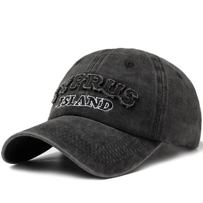 Washing Retro Style Baseball Cap For Men Casual Cotton Letter Embroidery Women's Cap Summer Outdoor Sports Sun Visor Hat