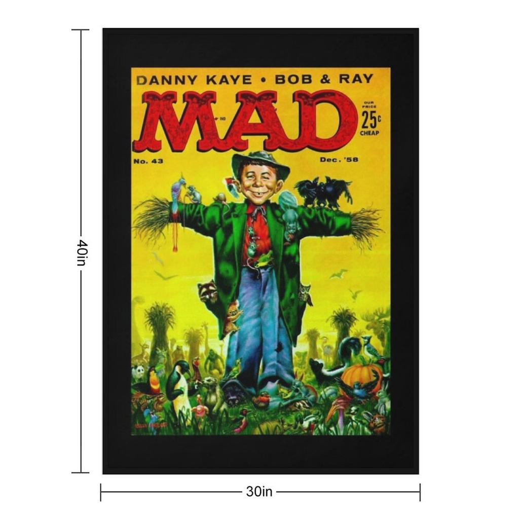 IT'S TRUE, A CLASSIC MAD MAGAZINE COVER ART!!! Throw Blanket decorative for sofa christmas decoration Blankets