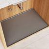 34" x 22" Under Sink Mat Silicone Sink Tray Multi-functional Pet Feeding Mat  for Kitchen Bathroom