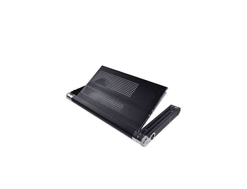 Adjustable Aluminum Laptop Desk - Folding Bed Tray Table