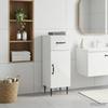 Bathroom Storage Cabinet HAARLEM White 30 X 31 X 80 Cm