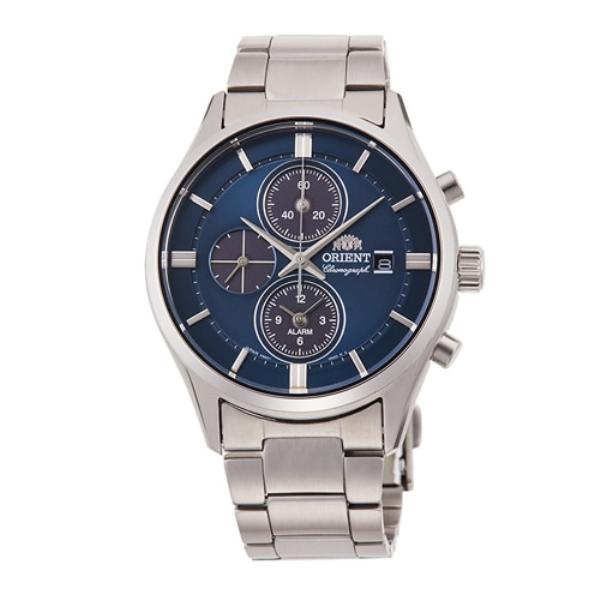 

Orient Мужской RN-TY0003L (Современный хронограф LIGHT CHARGE Мужской) Круглые часы из серебристого нержавеющего металла