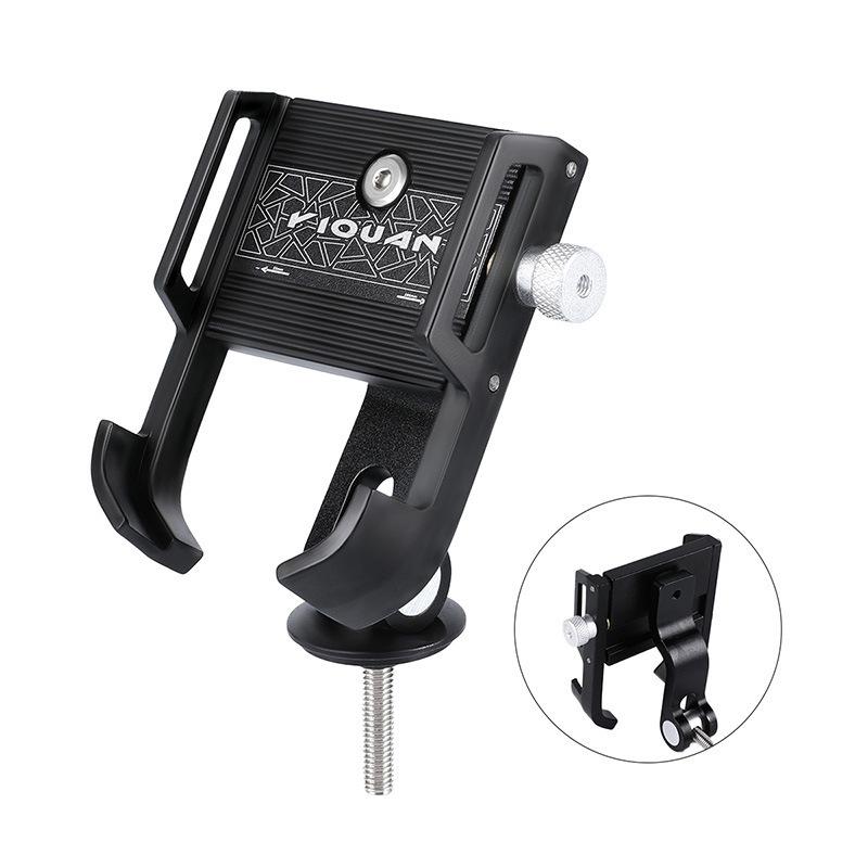 Bicycle Phone Holder 360° Rotation Aluminum Alloy MTB Bike Phone GPS Bracket Scooter Motorcycle Handlebar Mount Cell Phone Stand