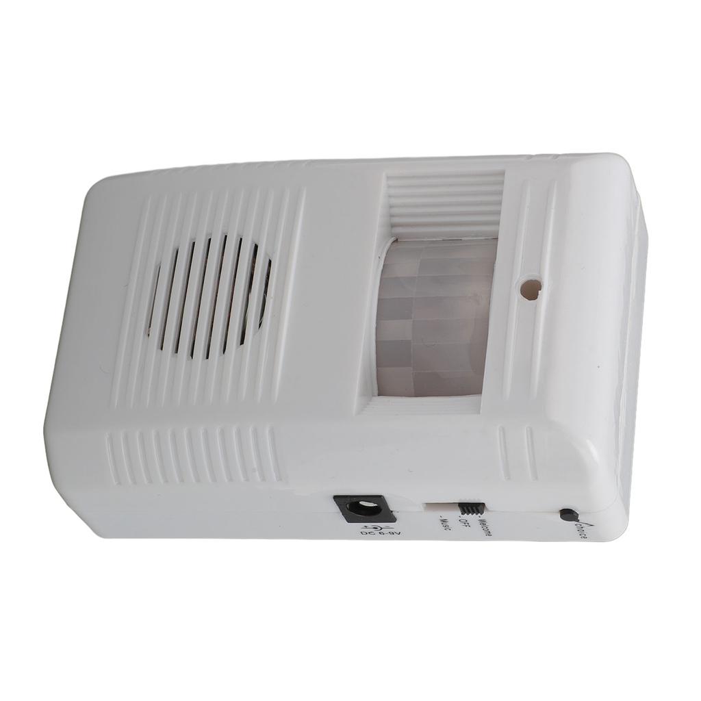 Wireless Motion Sensor Doorbell Infrared Motion Activated Welcome Doorbell Alarm for Home Office Shop Warehouse Garage