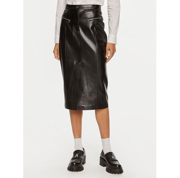Юбка из искусственной кожи Patrizia Pepe 8G0416 E005 EU 40