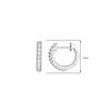 2024 New Smooth Metal Chunky Hoop Earrings for Women Fashion Gold Color Round Circle Hoops Girls Statement Earrings Punk Jewelry