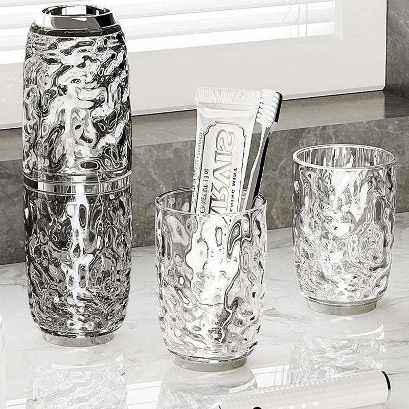 Toothbrush Holders With Cover, Portable Travel Toothbrush Case With Lid, Toothbrush Container For Bathroom Countertop Organizer