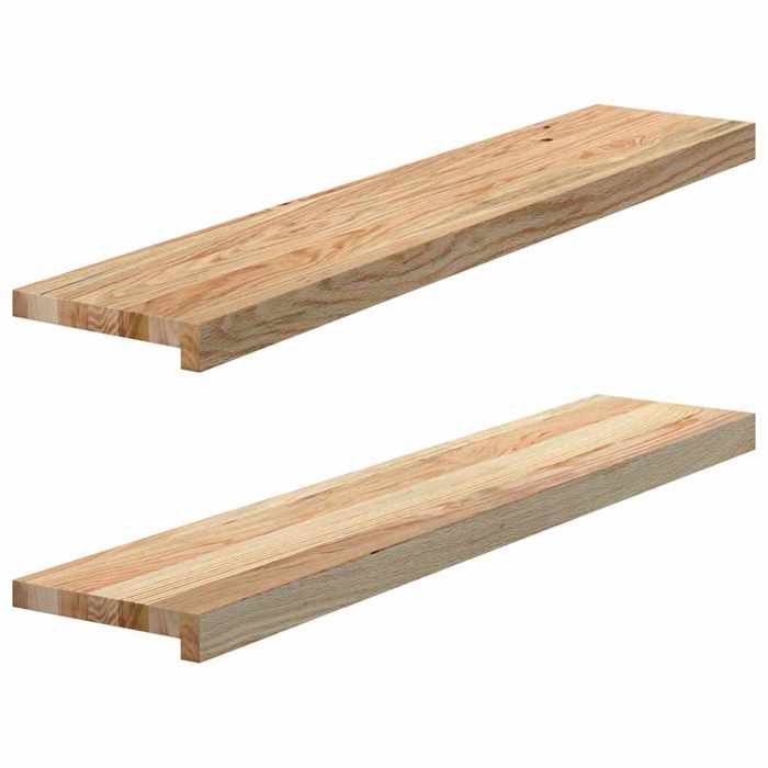 VidaXL Window Sills 2 Pcs Untreated 100x20x2cm Solid Oak Wood 4009096