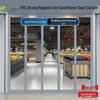 QINGERPLR Transparenter Magnetischer PVC-Türvorhang