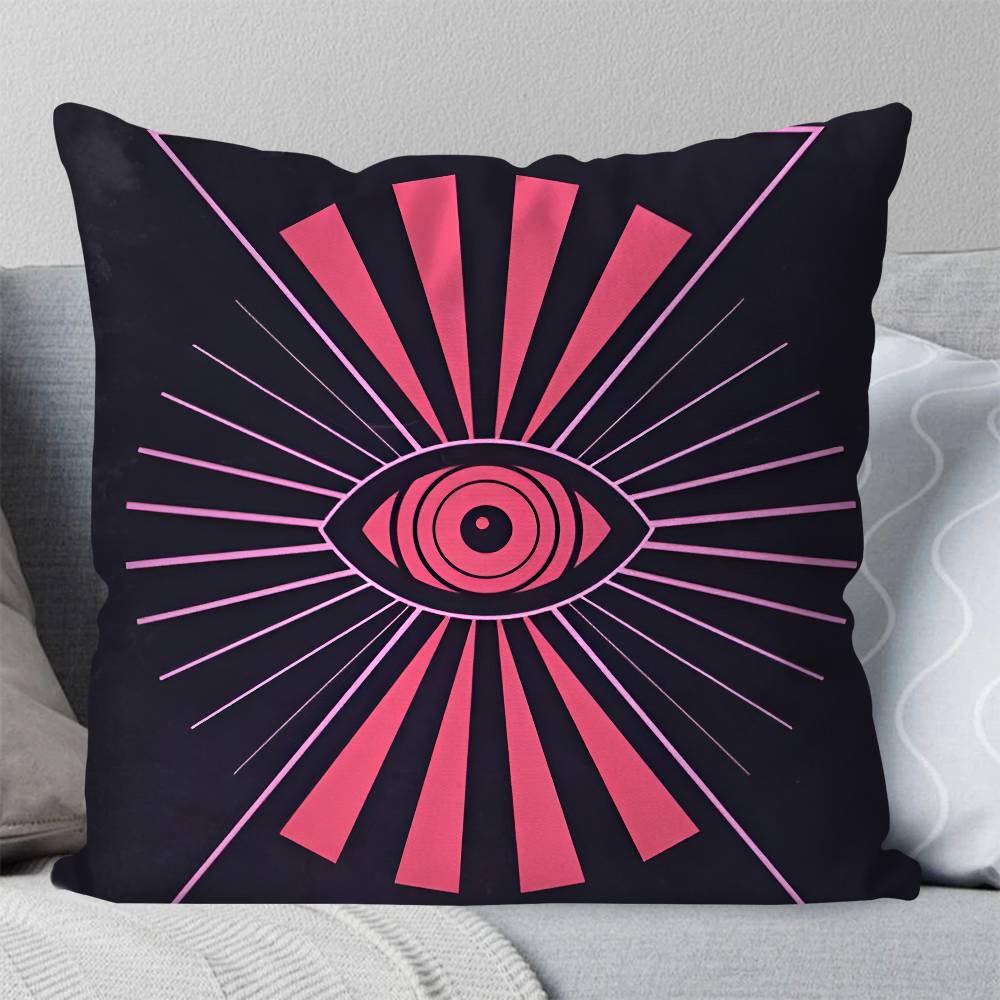 Abstract Eye Shapes Hand Moon Pillow Case Square Pillow Bedroom Sofa Leisure Comfort Cushion Car Living Room Home Decoration
