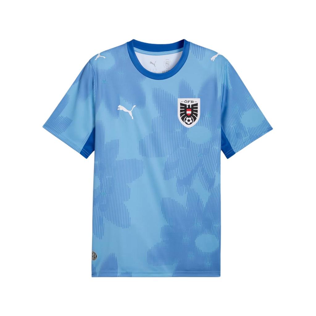 Puma X Austria Collaboration Salehe Bembury Goalkeeper National Team Austria Home Moisture-Wicking Crew Neck Short Sleeve Football Shirt 785547-83
