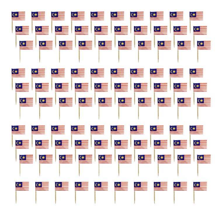100Pcs National Flag Toothpick Cakes Picks Cupcake Top Decoration For Sweets Desserts Display And Festival Celebration