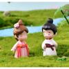 New Lovers Figures Couple Miniature Home Decor People Boy Girl Model Princess Fairy Gnome Valentine's Day Gift Dollhouse