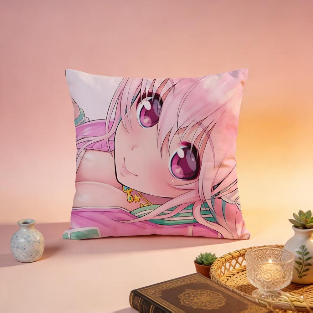 Popular SSUPER SONICOed Cushion Cover Premium SkinFriendly Pillow Case MultiPurpose for Home Office Travel