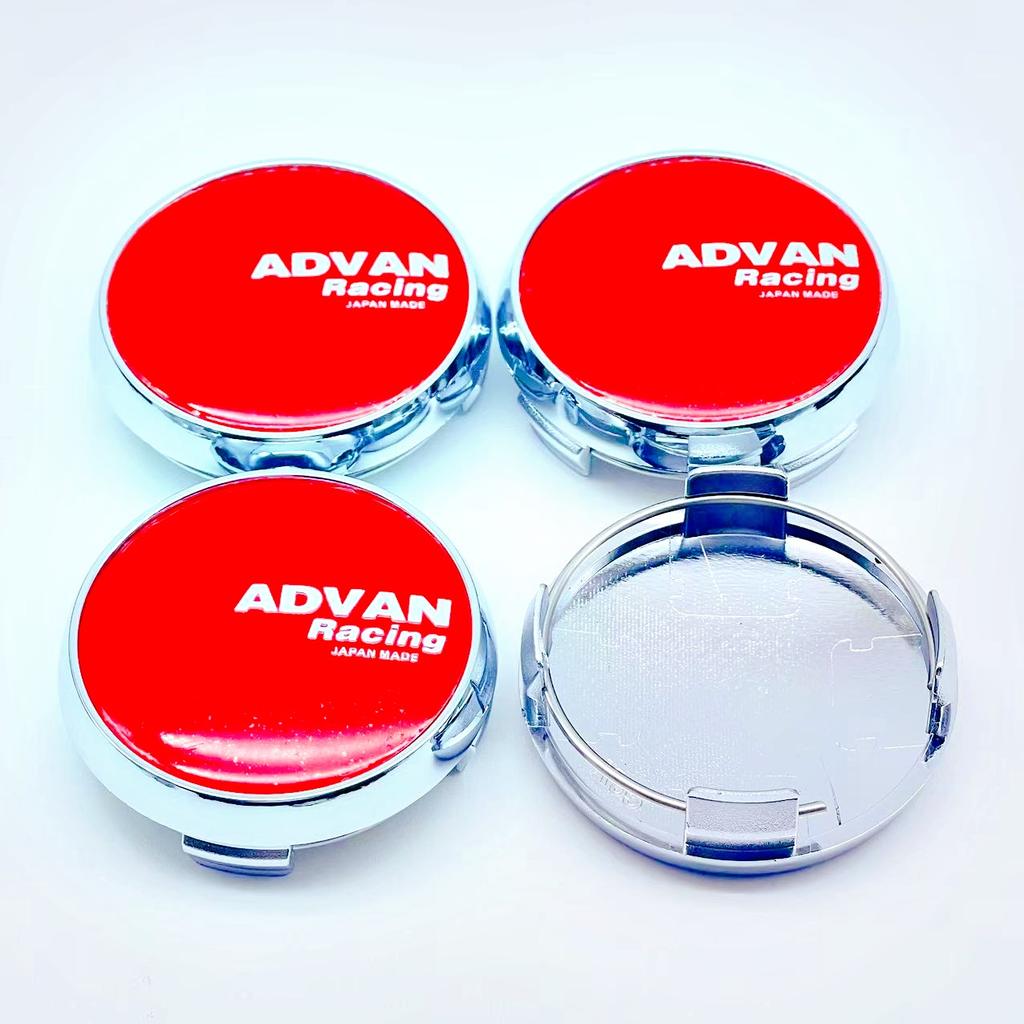 4PCS/Lot High Quality 65MM Car Wheel Center Hub Caps for ADVAN Racing WHEEL Emblem Logo Car Styling Accessories