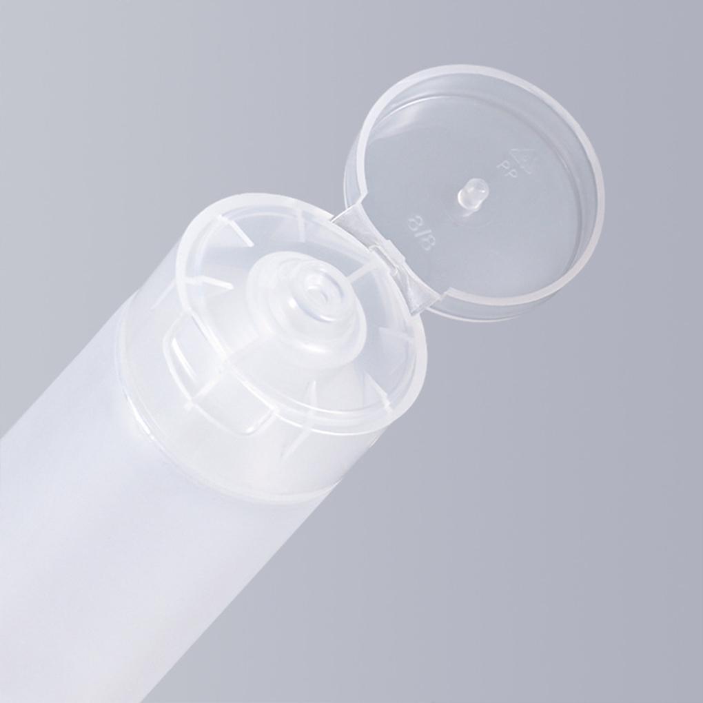 30piece Transparent PP Made Travel Bottle Squeezable And Reusable For Face Cream And Shampoo Soft And Elastic Soft Tube, Glossy, 20ml