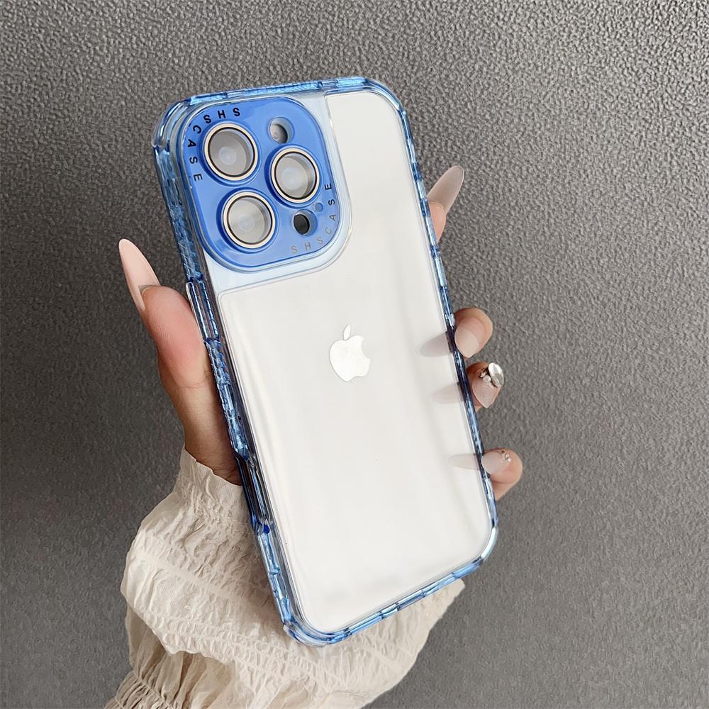 

Transparent Phone Case For iPhone 16 Pro Max 13 14 15 Plus Shockproof For iPhone 16E