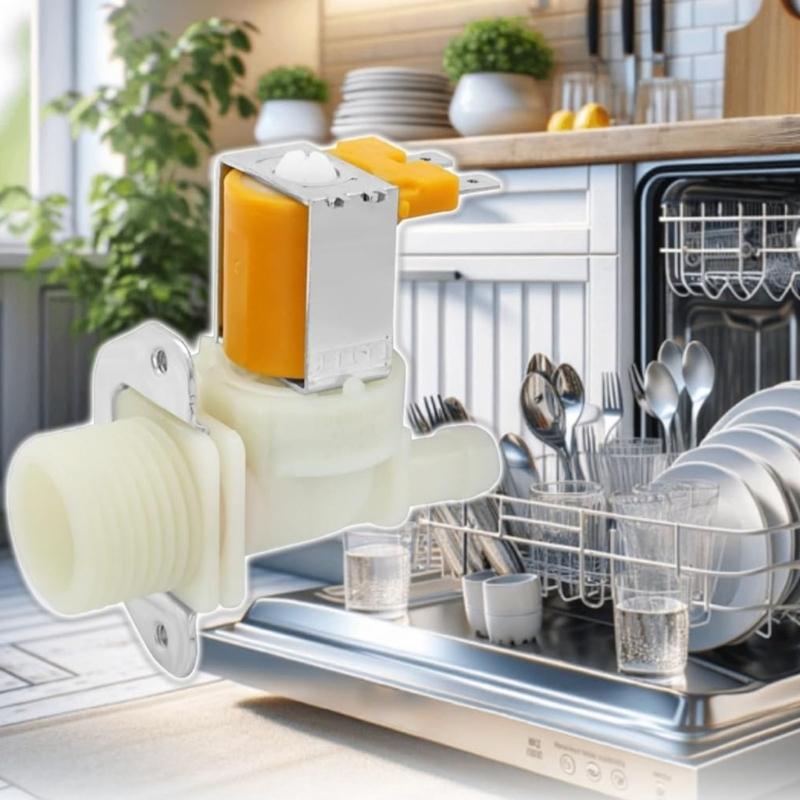 Valvole di Ingresso Multifunzione per Lavastoviglie Facile Installazione Parte di Ricambio per Lavatrice Piatto per Casa e Lavastoviglie