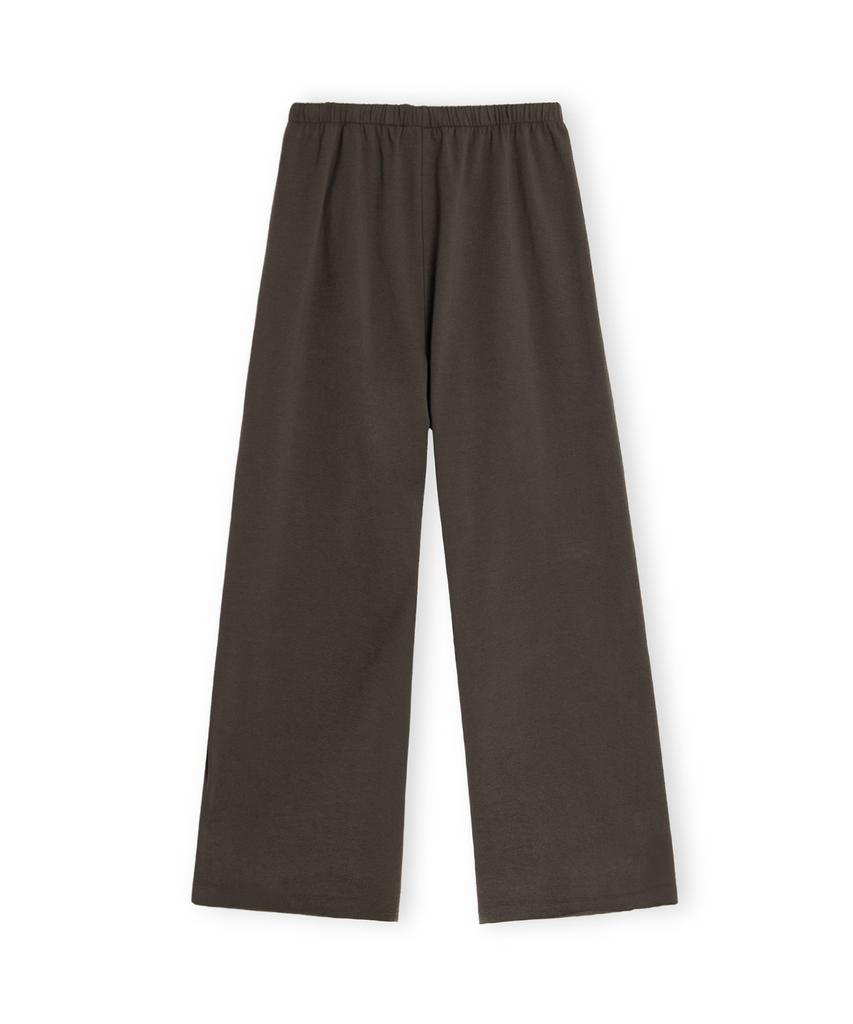 Beulaunyadeubaelleonseu W Soft Jersey Relaxed Pants, Brown