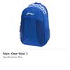 Li Ning Polyester Badminton Racket Bag Backpack Regular Unisex Blue ABSQ396-2