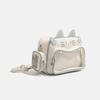 Y2K Ita Bag Cat Pu Backpack – Foldable, Adjustable Strap, Secure Zipper, Preppy Style Cute Schoolbag