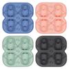 Penguin Shaped Ice Cube Trays 3D Ice Cube Mold Easy Release Slow Melting Ice Maker for Whiskey Cocktails Brandy Coffee