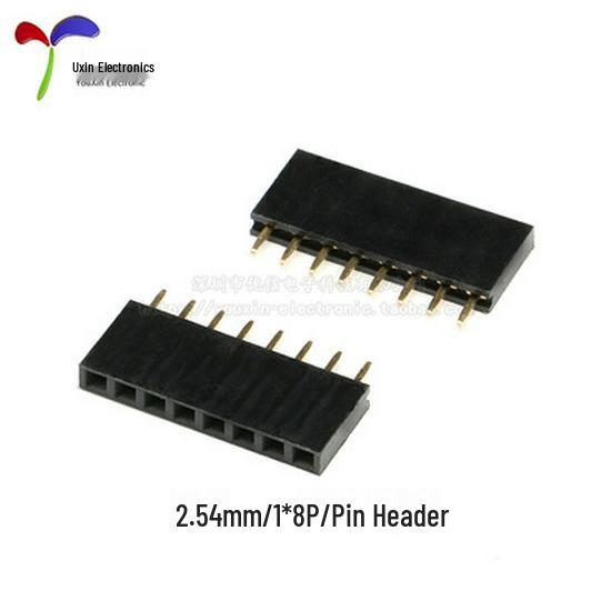 Gniazdo kołkowe żeńskie jednorzędowe, rozstaw 2,54 mm, 1-40 pinów