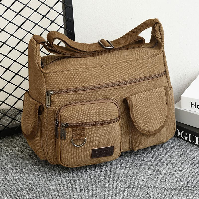 Men's Shoulder Bag Crossbody Bag Canvas Bag