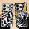 Zebra Stripe Black White Soft Phone Case For Xiaomi Poco X7 X8 Pro Max X6 X5 X3 F8 Ultra F7 M8 M7 M5S Redmi 15C 15A 15 14C 13C 1