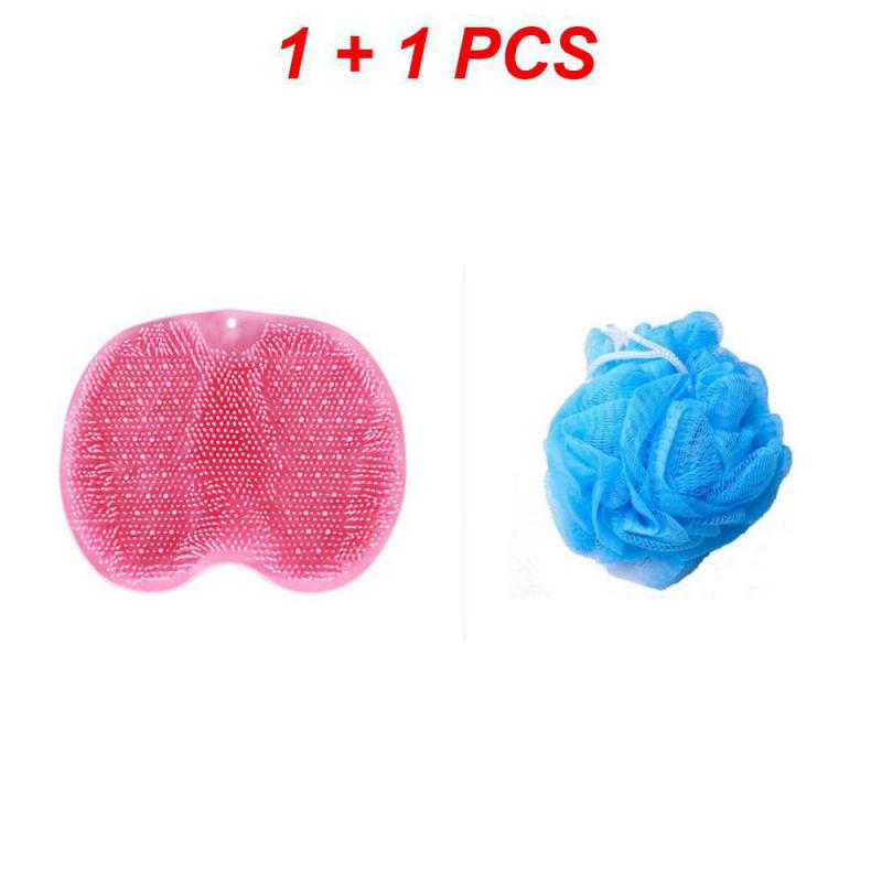 

2024 Силиконовый отшелушивающий скребок для спины, массажный скребок, нескользящая ванна, скраб для ног, щетка для душа, скребок для спины в ванной