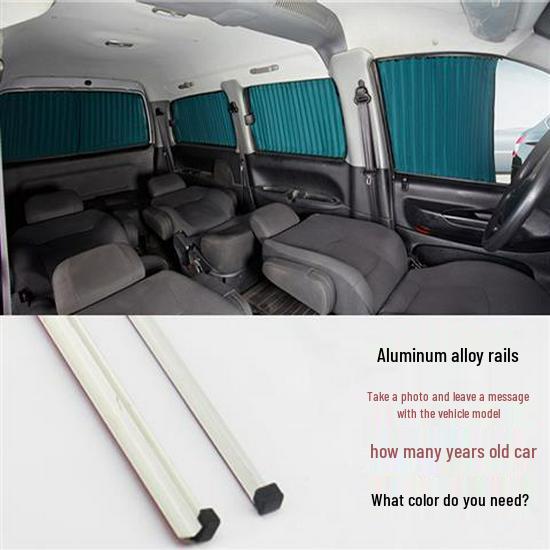 Ford Edge Privacy Sunscreen Blinds – Aluminum Alloy Track, Car Curtains for Shading