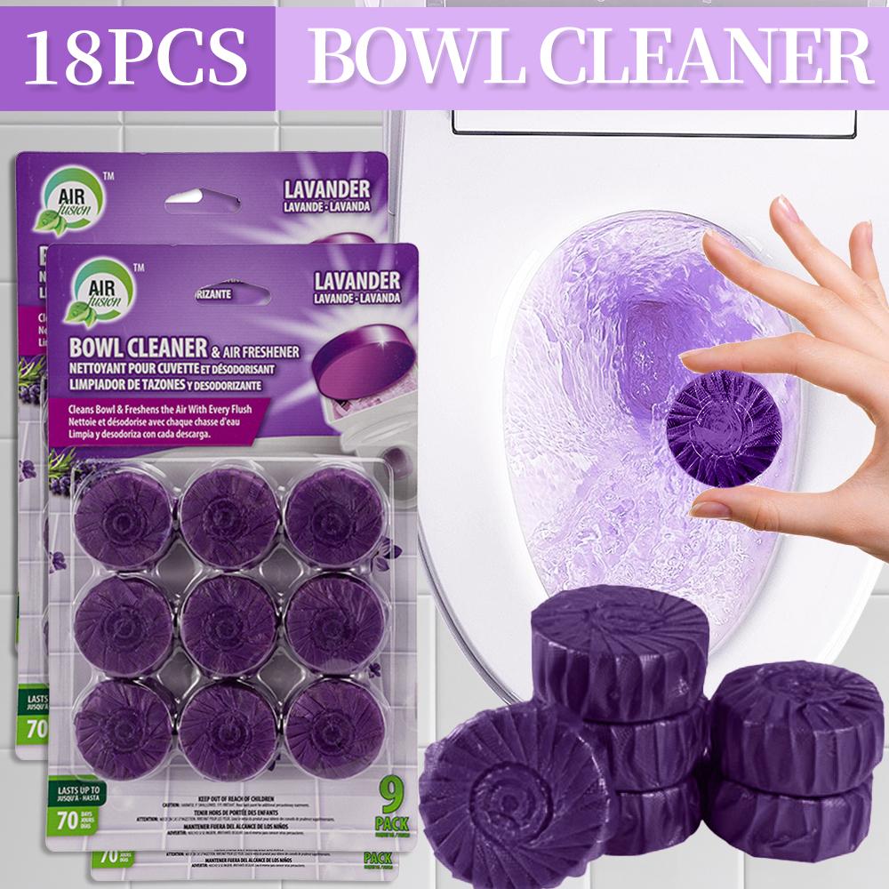Automatic Toilet Cleaning Tablets, 3-in-1 Formula for Stain  Odor Removal with Fresh Scent | Long-Lasting Toilet Bowl Cleaner