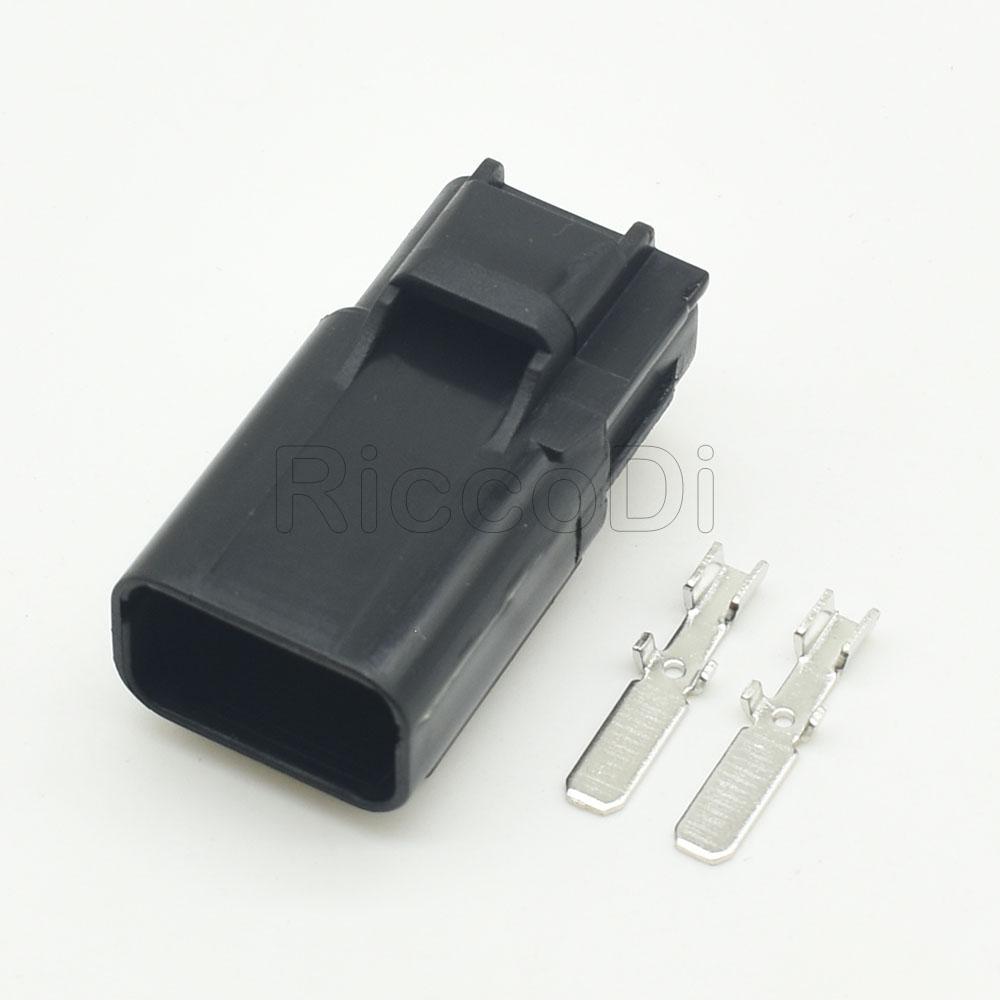 

1-20 Sets 2P Air Conditioning Cool Fan Plug Automobile Waterproof Connector 90980-11237 For Toyota Highlander Corolla Prado RV4 1 Set