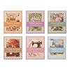 JIAMEI 24sheets Fantasy Journal Series Creative Retro Lace Burnt Aesthetic Material Paper DIYScrapbooking Decor Journal Supplies