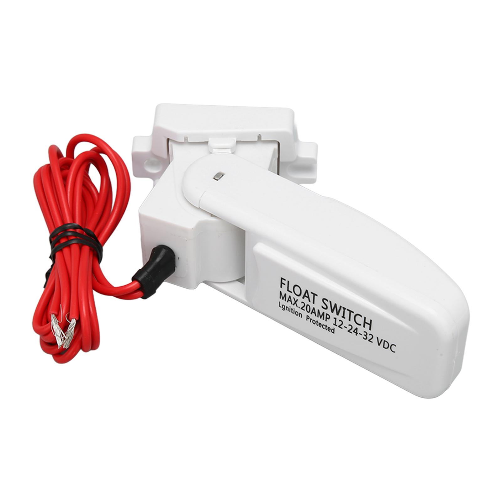 

Boat Bilge Pump Float Switch Automatic High Power Safe 18AWG Marine Bilge Pump Float Switch for Domestic Water Seawater