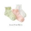 3 Pairs Cotton Girls Socks for Spring Summer Ruffles Mesh Baby Socks Children Baby Little Girl Clothing Cute Accessories