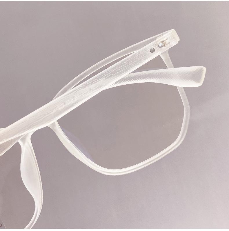 Oversized Wood Grain Frame Myopia Glasses Women Men Blue Light Blocking Computer Nearsighted Eyeglasses Minus Diopters 0 To -4.0