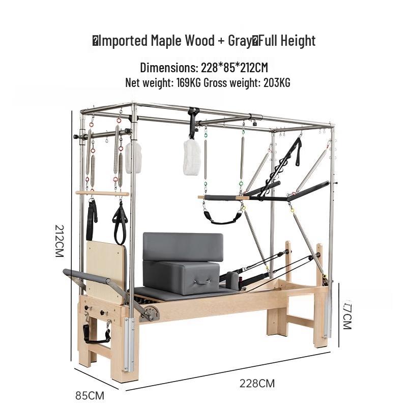 Tiemuyun Pilates 3-in-1 Elevated Reformer