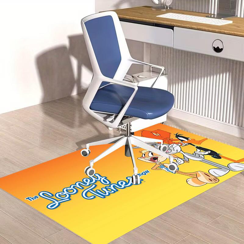 1pc Office Carpet Chair Mats The Looney Tunes Show Perfect for Office Chairs, Living Rooms, Or Bedrooms,Polyester Carpet.HDT006