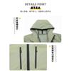 Solid Color Hooded Men's Fashionable Spring and Autumn Jacket Zipper Pocket Sports Top