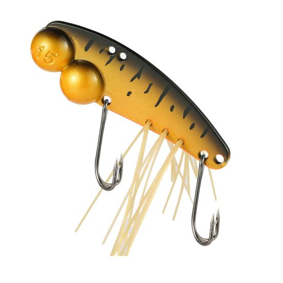 

Рыболовная приманка, твердая приманка с острым крючком, реалистичная, яркая, цветная, естественная поза для плавания, искусственная поддельная приманка жёлтый