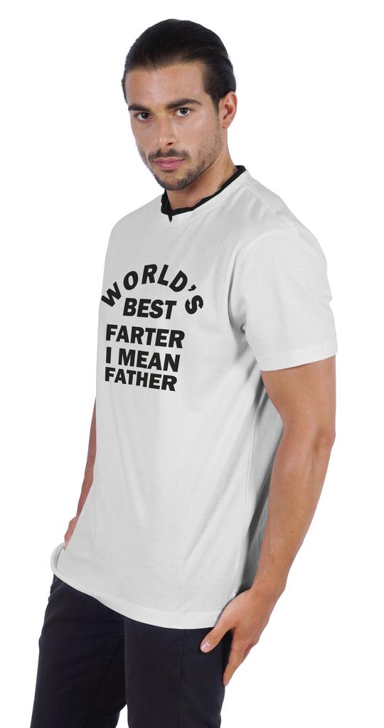 Inkmeso Grafisches Zitat "Weltbester Pupser Ich meine Vater" T-Shirt Für den besten Papa Herren Trikot