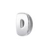 1Pcs Silvery Large/Small Polished Bead Letter Charm Pendant Suitable for Handmade Jewellery Accessories 1 Piece: VZ518