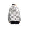 FILA SS25 All Over Logo Warm Hooded Jacket Women jackets Cloud-Mushroom-White F11W518901F-WT