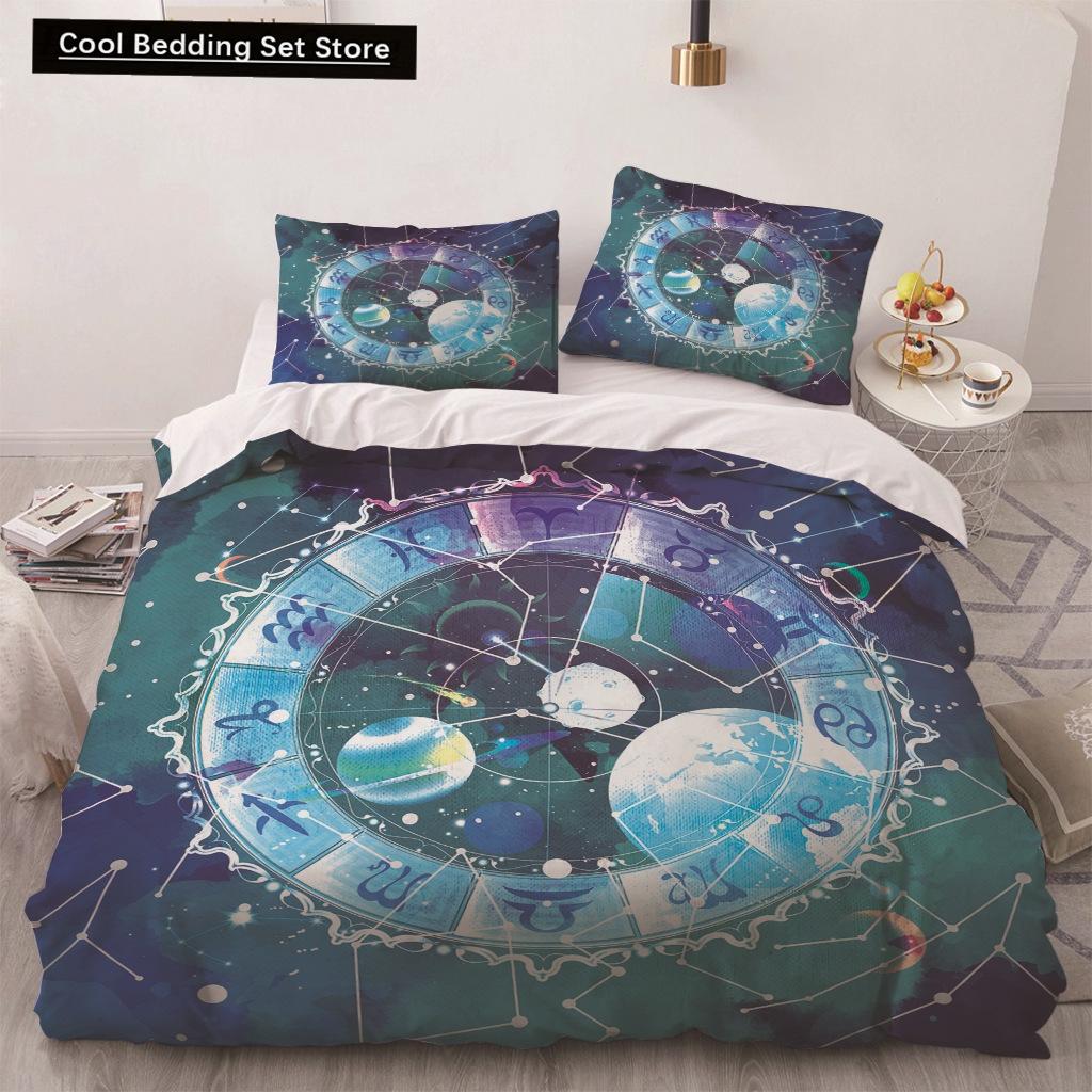 Africa Egypt King Queen Duvet Cover Egyptian Pharaoh Bedding Set for Teens Adults Ancient Frescoes 2/3pcs Polyester Quilt Cover