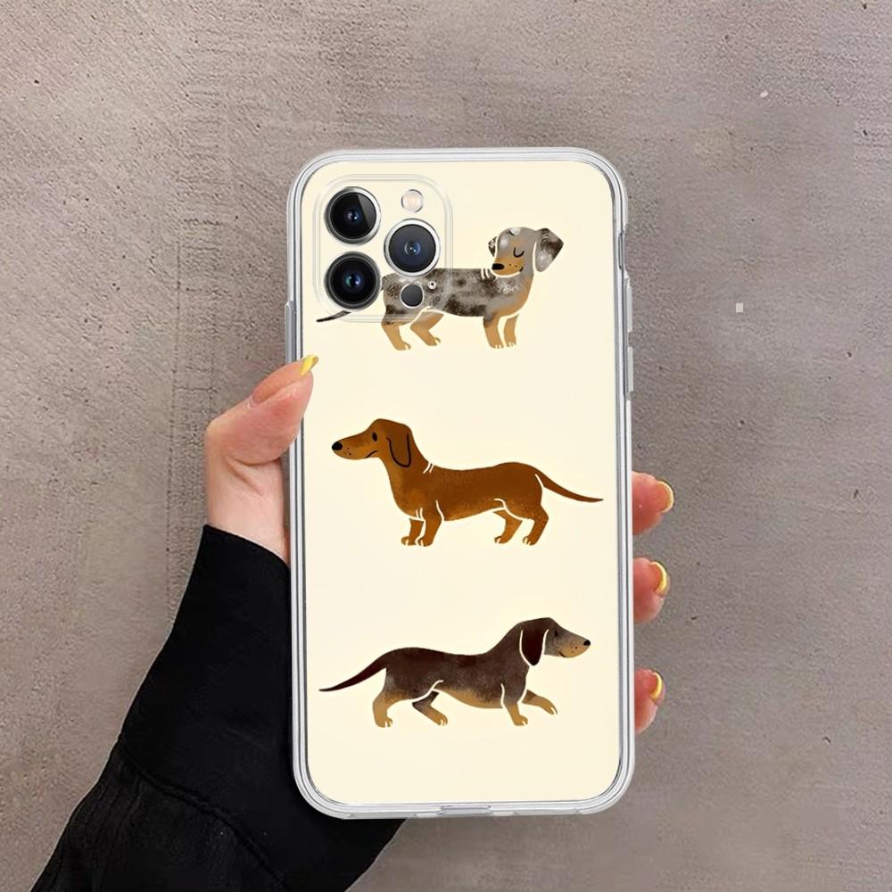 Dachshund Dog Phone Case For iPhone 14 11 12 13 Mini Pro XS Max Cover 6 7 8 Plus X XR SE 2020 Funda Shell