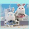 Soft Bunny Stuffed Toy With Keyring For Home Decor And Gift Giving