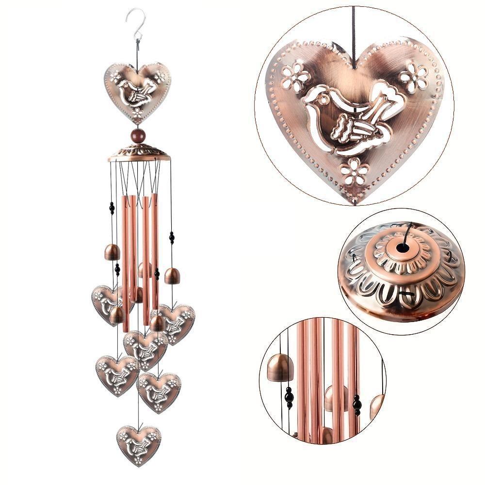 Built In Bells Animal Shaped Wind Chime Creative Hanging Ornament Festival