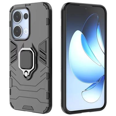 For OPPO Reno 13 Pro 5G Case Shockproof Armor Magnetic Holder Ring Cases For Reno13 Pro Reno13Pro Protect Cover